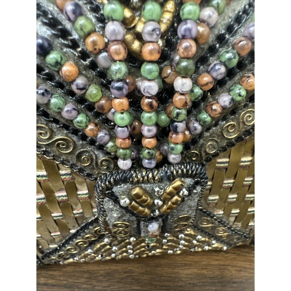 MARY FRANCIS Beautiful Vintage Beaded Evening Bag-Minty Condition! - Picture 11 of 12